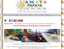 Tablet Screenshot of amayapapaya.com